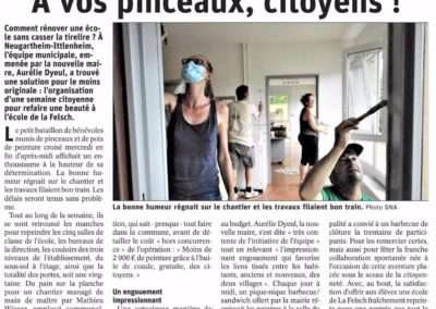 Rénovation école